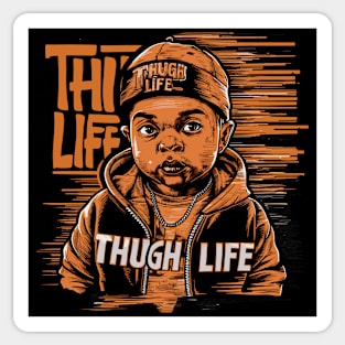 Urban Style Baby Thug Life Design Sticker